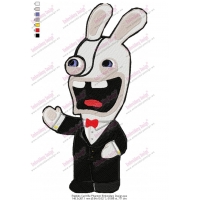 Rabbids Can not Be Phantom Embroidery Design
